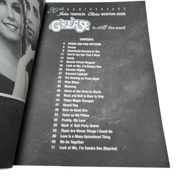 Grease Is Still the Word: Hal-Leonard, Sheet Music, Easy Piano Songbook 1998 NOS - Picture 4 of 6